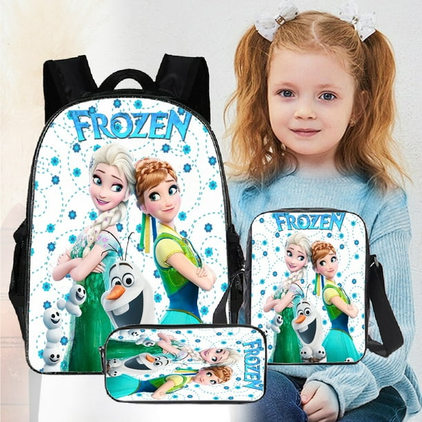 Set of 3 Frozen Elsa Olaf School Backpack For Boys,School Backpacks
