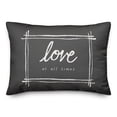 thumbnail image 2 of Creative Products Love At All Times 20 x 14 Spun Poly Pillow, 2 of 3