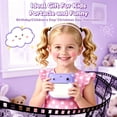 thumbnail image 5 of MOMOTER Kids Instant Print Camera, 1080P Digital, 2.0" Screen, Selfie Video MP3 Games, 32GB Card, 4 Paper Rolls, Toy Gift Purple, 5 of 9