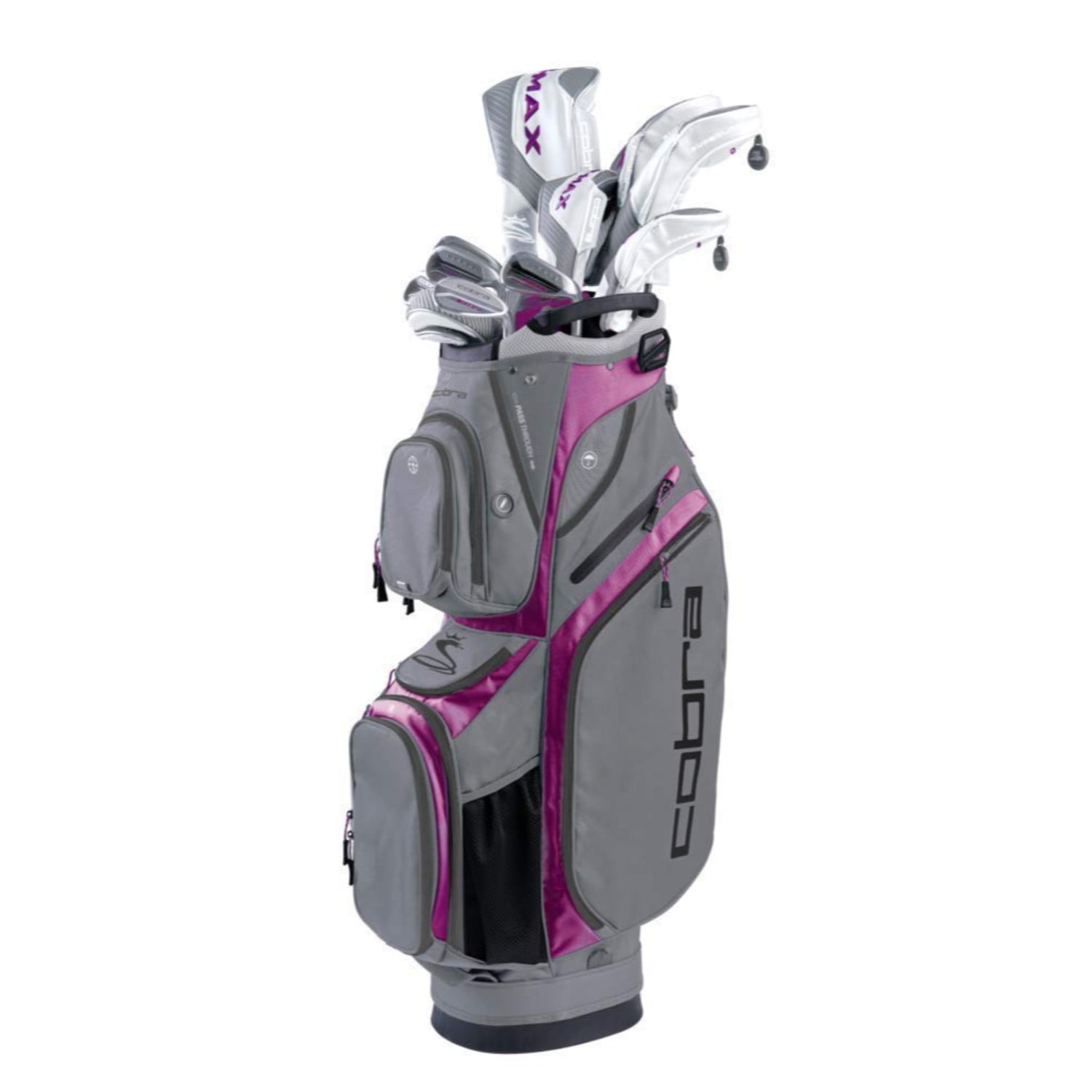 Cobra Golf Womens F-Max Superlite Complete Set Wht-Purple RH