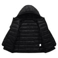 thumbnail image 4 of Boys Jackets Size 6-7 Girl Jackets Size 7-8 Hooded Puffer Jackets for Boys and Girls – Lightweight Autumn and Winter Coat, Warm and Comfy Black 8-9 Years, 4 of 4