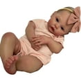 thumbnail image 3 of Muñeca de bebé Reborn de 18 pulgadas muñeco de bebé recién Ehuebsd nacido de piel 3D coleccionable realista juguetes con chupete biberón de alimentación regalo de Nav, 3 of 7