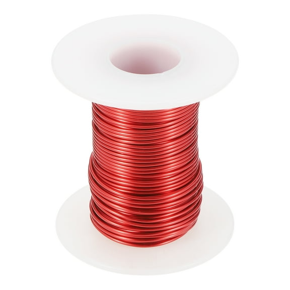 25 AWG Magnet Wire, 25 Gauge 4 oz Enameled Copper Wire, 155C(311F), Red,White
