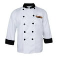 thumbnail image 2 of Chaqueta de doble botonadura Chaqueta de panadero Botones Ropa Chaqueta Baoblaze  Chaqueta de chef, 2 of 8