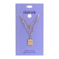 thumbnail image 4 of Claire's Girls Womens Gold Zodiac Aries Necklace Set, Lobster Closure, 2-Pack, 38245, 4 of 6