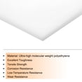thumbnail image 4 of Uxcell UHMW Sheet Ultra High Molecular Weight Polyethylene Sheet, 1/4" Grosor Hoja de Plástico HDPE Dura para Tablero Marino, 4 of 7