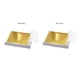 thumbnail image 2 of Matsuzay 100 Uds DIY papel de aluminio dorado caramelo Chocolate galletas lata papel de regalo embalaje decoración boda fiesta suministros regalo papel de aluminio dorado 2piezas Matsuzay CBP147602, 2 of 6