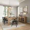 thumbnail image 3 of Jofran Archimedes 60" Curved Arch Four Door Sideboard Storage Cabinet, 3 of 9