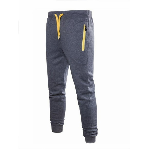 One opening - Mens Sport Jogger Pants Long Trousers Gym Fitness Workout ...