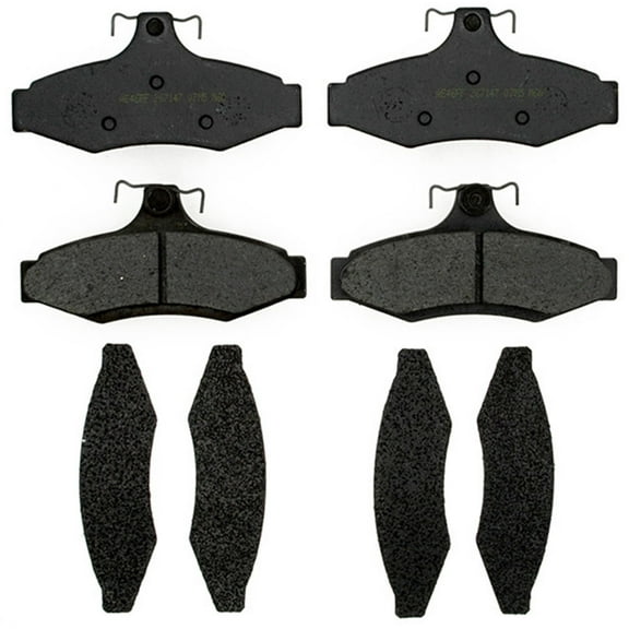 Disc Brake Pad Set Fits select: 1997-2004 MITSUBISHI DIAMANTE, 1999-2002 DAEWOO NUBIRA