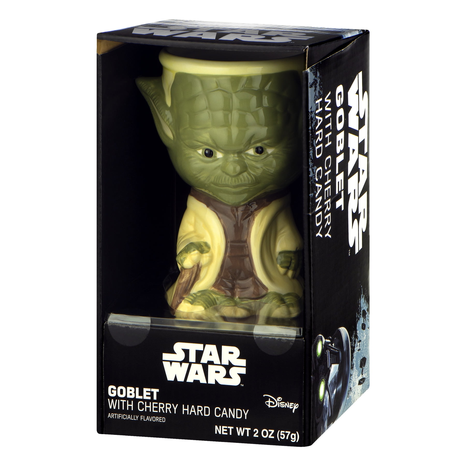 Star Wars Yoda Ceramic Goblet with Cherry Hard Candy — MPreview Toys and  Collectibles