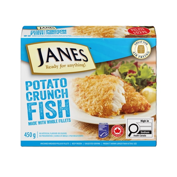 Janes Potato Crunch Breaded Fish, Janes Potato Crunch Breaded Fish