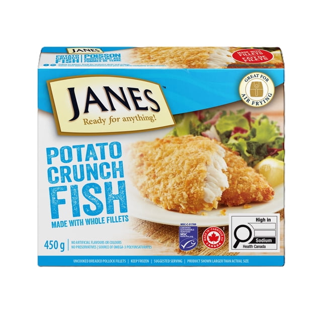 Janes poisson panépomme de terre croustillante Janes poisson panépomme de terre croustillante