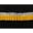 Black/ Gold/ White, variant on Richardson Stripe Pom Cuffed Beanie 134