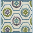 thumbnail image 2 of SAFAVIEH Cambridge Myron Geometric Wool Area Rug, Ivory/Blue, 8' x 10', 2 of 7