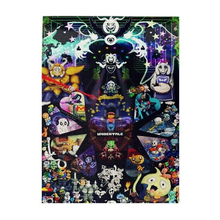 500 Pieces Puzzles Undertale Wooden Puzzle Large Puzzle Game Artwork Family Decorations Unique Puzzle Gift