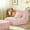 Pink, variant on Bean Bag Chair Big Sofa for Adults Fireside Chair Togo Chair with Ottoman and Pillow Memory Foam Filled Tufted  Lazy Floor Lounge for Living Room Gaming Venue, Cashmere,