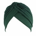 thumbnail image 1 of Femmes Plissée Pré Tête Liée Couvrir vers le Haut Bonnet Foulards Couverture Soleil Turban Cap, 1 of 6
