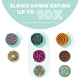 thumbnail image 3 of pack of 2 - Outward Hound, Fun Feeder Wave - Mint - X-Small, 3 of 5