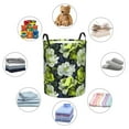thumbnail image 4 of Fotbe Teal floral elegance Pattern Laundry Basket with Handles, Waterproof Large Laundry Hamper, Wash Bag for Corner Dorm, Rolling Laundry Basket with Handles-Small, 4 of 6