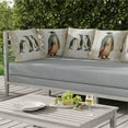 thumbnail image 6 of Floral Penguinscape Indoor/Outdoor Pillow in Blue 26 x 26, 6 of 6