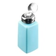 thumbnail image 3 of Bunblic Push Down Liquid Dispenser, Refillable ,Methanol Container, Empty Pumping Bottle for Makeup Remover Personal Salon Blue 250 ml, 3 of 8