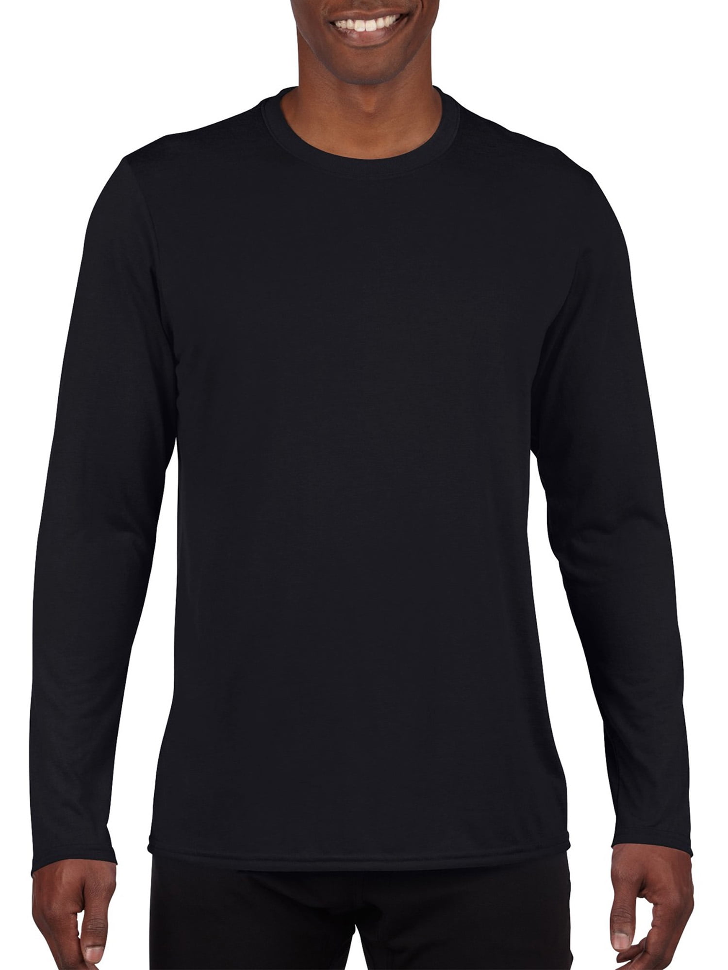 Gildan - Big Mens AquaFX Performance Long Sleeve T-Shirt, 2XL - Walmart.com - Walmart.com