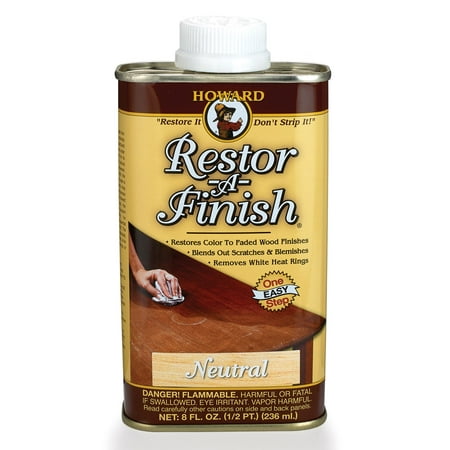 Howards Restore-A-Finish Neutral 8oz (Best Deck Restore Product)