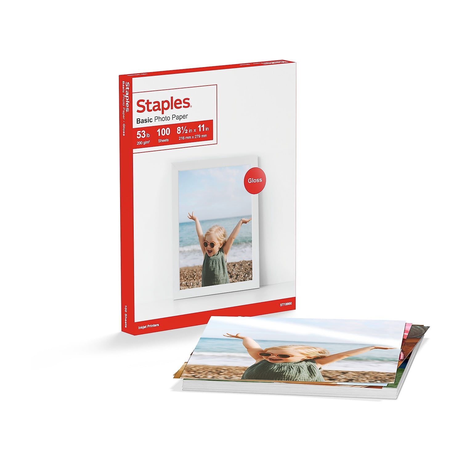 Photo Plus Paper - Glossy - 8-1/2 x 11 - 30 Pack