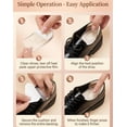 thumbnail image 4 of Heel Liners Anti-Slip 2 Pairs - Self-Adhesive Heel Pads for Loose Shoes, Shoe Size Reducer Insert for Women Men Sneakers Heels Boots, Improved Fit Stop Heel Slip (Black), 4 of 7