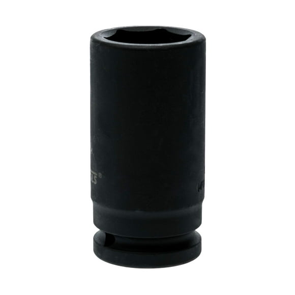 Teng Tools 33MM 3/4 Inch Drive 6 Point Metric Deep Chrome Molybdenum Impact Socket | Mechanic Tool | Hand Tool - 940633-C