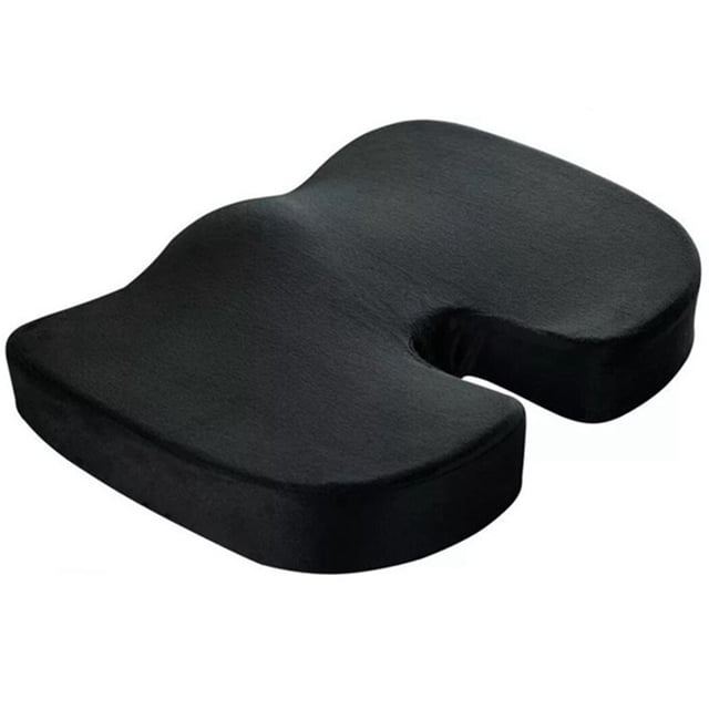 Cojín en forma de U Diseño ergonómico Cojín de asiento de gel Cojín de coxis para silla