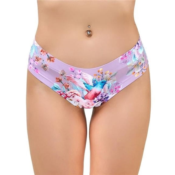 Slip Comfortable Panties with Impressive Prints - Spring - Colibri - Medium