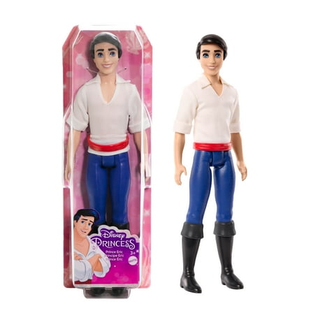 Disney Princess Prince Eric Fashion Doll in Hero Outfit from The Little Mermaid Movie