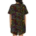 thumbnail image 3 of Lsque Casino Icons Women's Short-Sleeved Pajama Set - 2 Piece Soft and Lightweight Sleepwear Set-4X-Large, 3 of 9