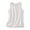 White, variant on Staron Women Linen Lace Trim Round Neck Sleeveless Solid Basic Casual Vacation Beach Loose Tank Tops Blouse, Green 3XL