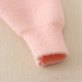 thumbnail image 6 of GYRATEDREAM Girls Striped Sweaters Gradient Long Sleeve Cable Knit Sweater Cute Print Top Chunky Pullover Jumper Fall Winter for 2-3Y Pink, 6 of 9
