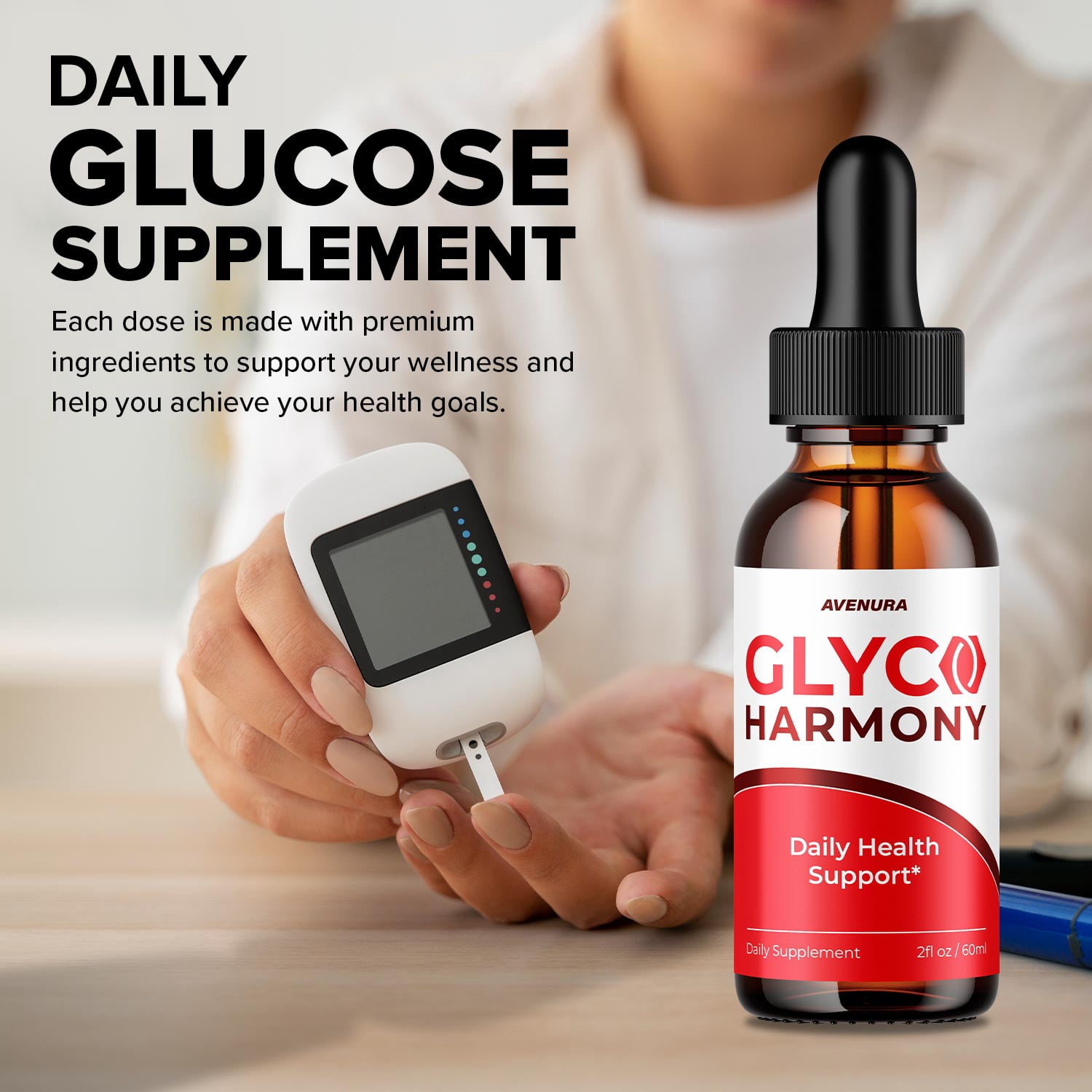 Glyco Harmony Liquid Drops – GlycoHarmony Drops Extra Strength Natural Blend Healthy Organic Support, 1 Pack, 1 Month Supply