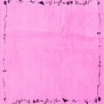 thumbnail image 1 of Ahgly Company Indoor Square Solid Pink Modern Area Rugs, 4' Square, 1 of 4