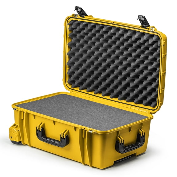 Seahorse 920 Heavy Duty Protective Dry Box Case With Accuform Foam - TSA Approved / Mil Spec / IP67 Waterproof / USA Made for Protecting Firearms, Pistols, Drones, Camera Equipment
