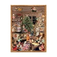 thumbnail image 3 of Snowman Wooden Christmas Candle Holder - 5", 3 of 42