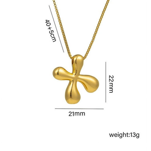 Collar con inicial y letra para mujer | Joyería personalizada para mamá de aleación galvanizada | Regalo personalizable ligero de 12 g | Accesorio informal y formal para uso diario