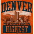 thumbnail image 2 of Denver Always Highest Funny Colorado Unisex Plus Fleece Graphic Hoodie Brisco Brands 2X, 2 of 5