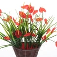 thumbnail image 5 of unbranded Leaf Wall Hanging Artificial Flowers Lifelike Flower Basket 32X20CM, 5 of 8