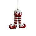thumbnail image 2 of Festive Christmas Decorations - Assorted Character Ornaments with Hooks - Durable Plastic Tree/Window Pendants (4.7in, Red), 2 of 6