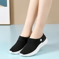thumbnail image 6 of IUJSOY Women's Slip on Shoes Work Non Slip Sneakers Walking Shoes Mesh Mules Clogs Outdoor Slippers, 6 of 7