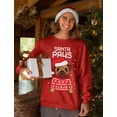 thumbnail image 5 of Tstars Men’s Santa Paws Pug Dog Christmas Sweatshirt – Funny Holiday Gift for Dog Lovers, 5 of 6
