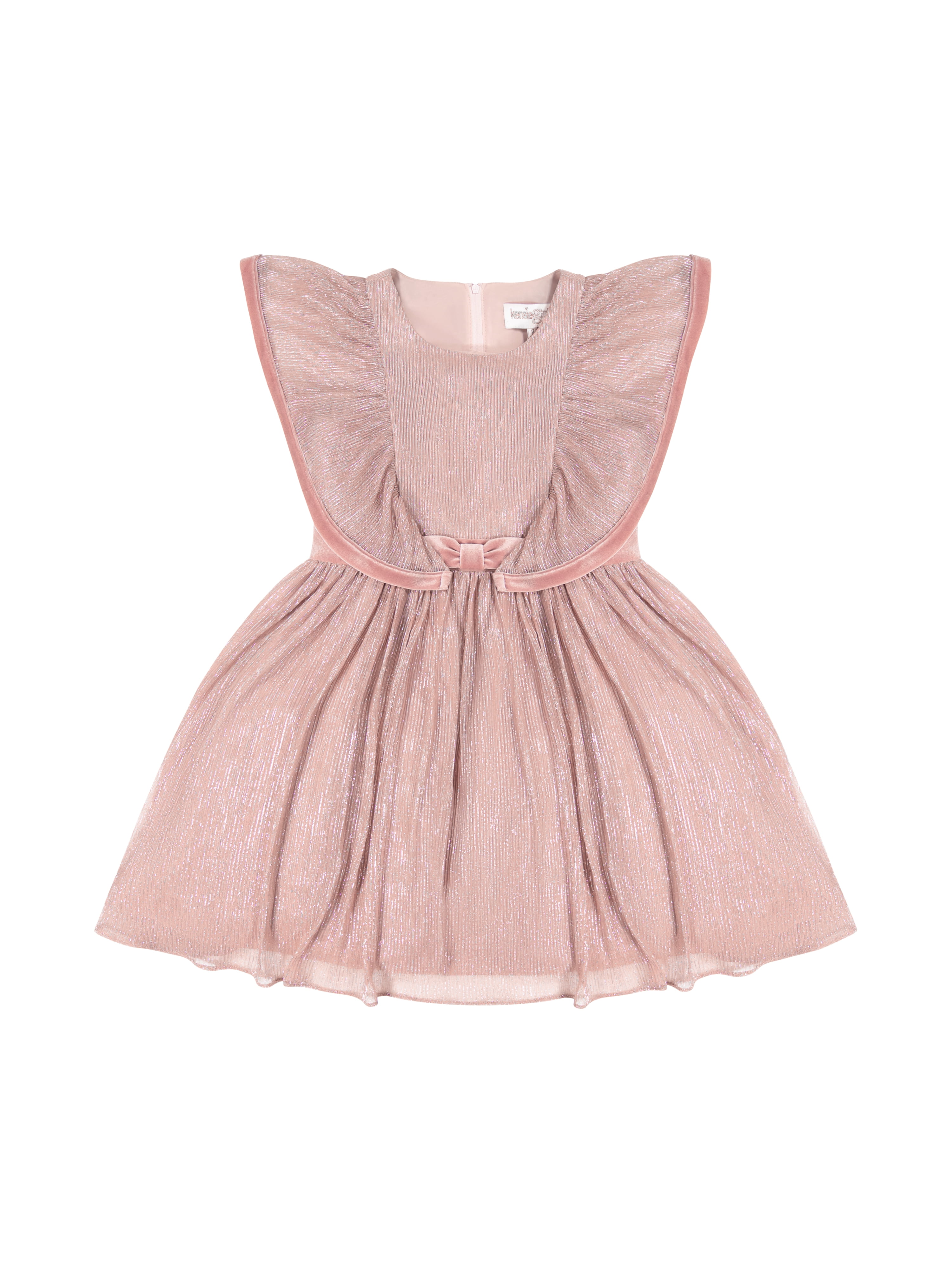 Kensie Girl Metallic Pleated Dress, Sizes 4-16