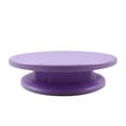 thumbnail image 4 of Advancent 1 giratorio para pasteles, soporte antideslizante para pasteles, herramientas de decoración de pasteles, giratoria para Herramientas y accesorios para hornear Violeta Advancent JJ19533-04B, 4 of 5