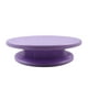 thumbnail image 2 of Bewildely Tocadiscos para pasteles, soporte giratorio antideslizante para pasteles redondos, herramientas de decoración de pasteles, Herramientas y accesorios para hornear Violeta, 2 of 5